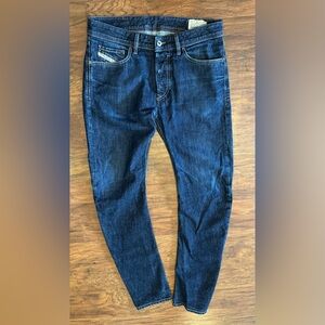 Diesel ROMBEE-XT Regular Slim-Carrot Wash Jeans 0807R Button Fly Size 30x34